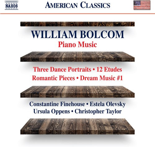 the album cover for Bolcom / Oppens / Taylor - Music for Solo Piano