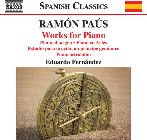the album cover for Paus / Fernandez - Piano Works