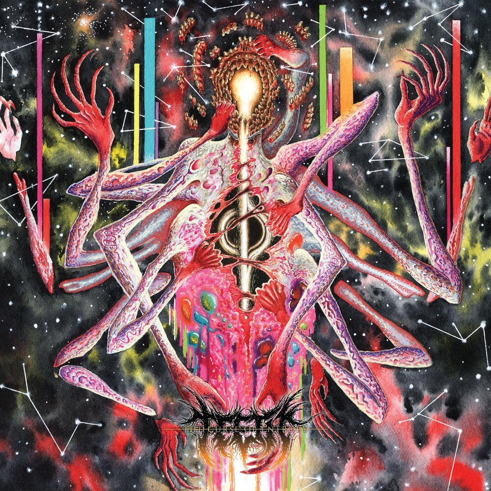 the album cover for Teeth - Curse Of Entropy