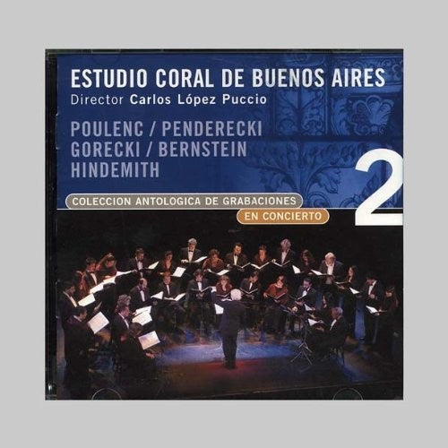 the album cover for Estudio Coral De Buenos Aires / Carlos Puccio - Coleccion Antologica En Concierto 2