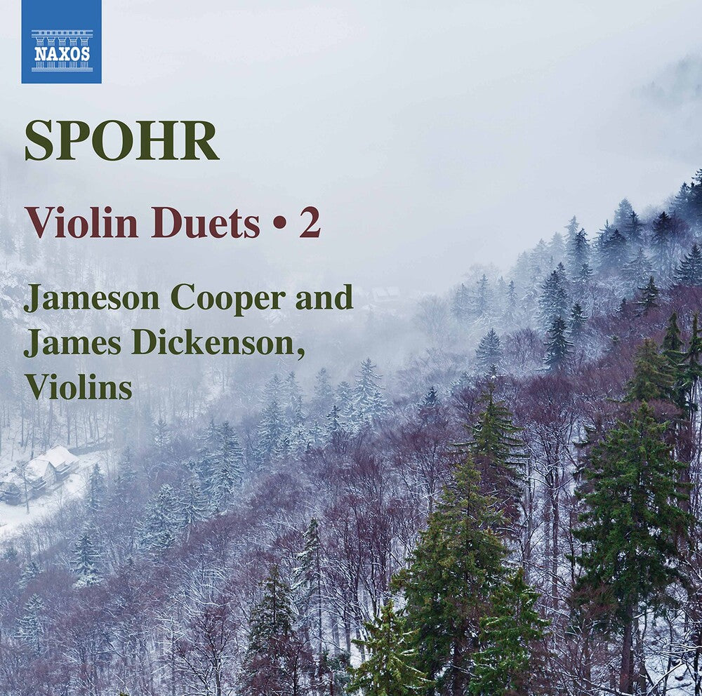 the album cover for Spohr / Cooper / Dickenson - Violin Duets 2