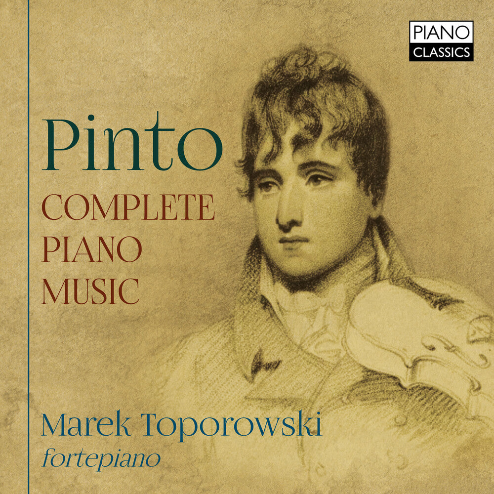 the album cover for Pinto / Toporowski - Complete Piano Music