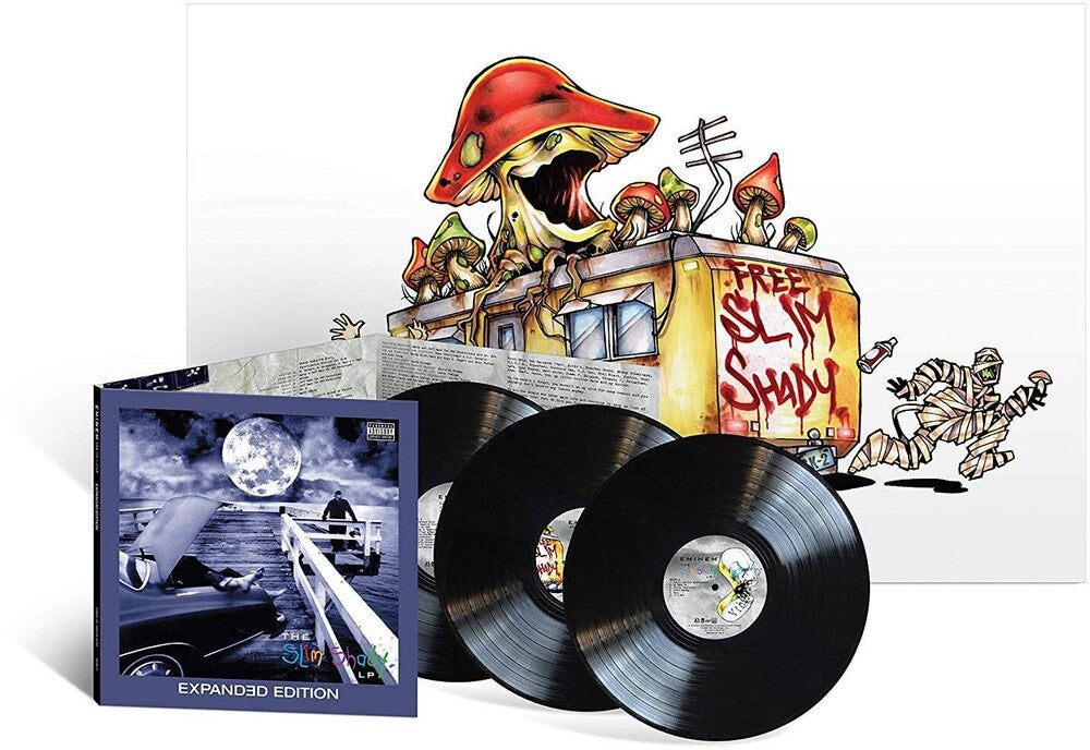 the album cover for Eminem - The Slim Shady LP: 20th Anniversary Expanded Edition [3LP]
