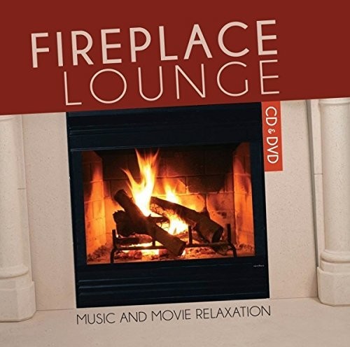 the album cover for Fireplace Lounge - Music & Movie Relaxation