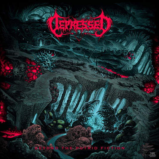 the album cover for Depressed - Beyond The Putrid Fiction [Digipak]