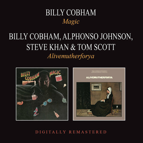 the album cover for Billy Cobham - Magic / Alivemutherforya