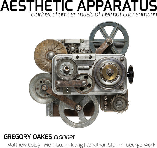 the album cover for Gregory Oakes - Clarinet Chamber Music of Helmut Lachenmann
