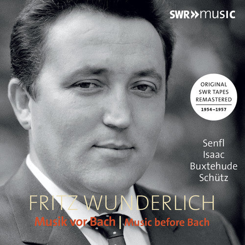 the album cover for Fritz Wunderlich - Musik Vor Bach