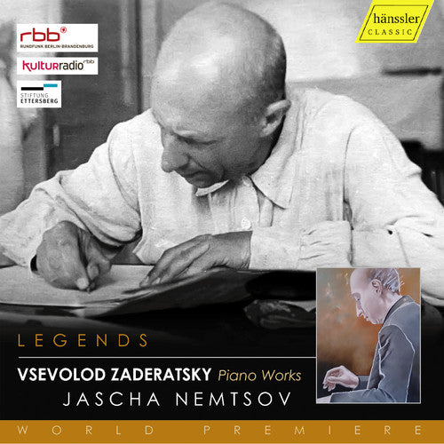 the album cover for Zaderatsky / Nemtsov - Piano Works