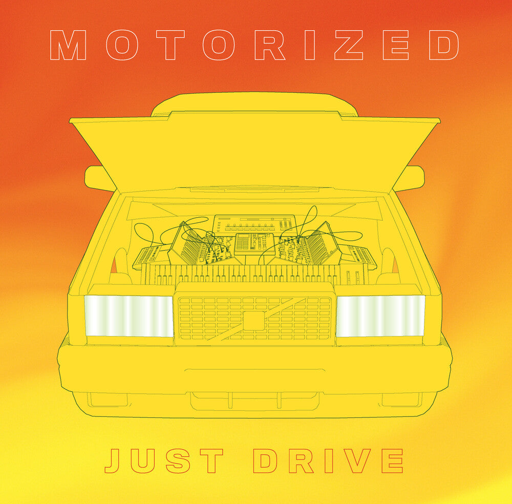 the album cover for Motorized - Just Drive