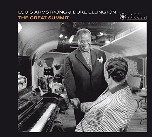 the album cover for Louis Armstrong / Ellington,Duke - Great Summit (Blue) (Bonus Track) [Colored Vinyl] [Limited Edition]