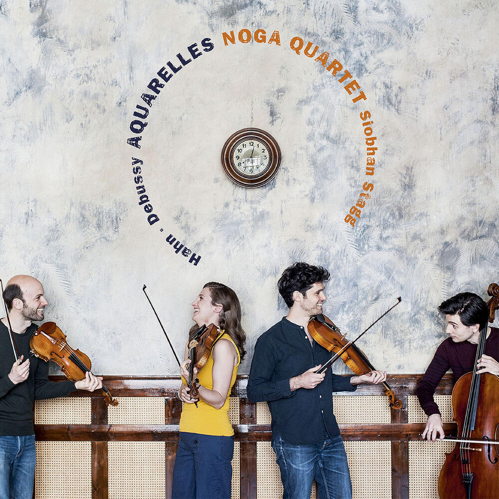the album cover for Debussy / Noga Quartett - Aquarelles