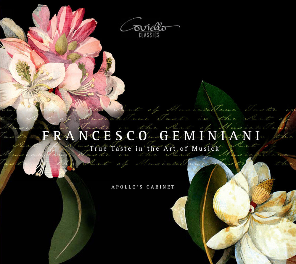 the album cover for Geminiani / Apollos Cabinet - True Taste in the Art of Music