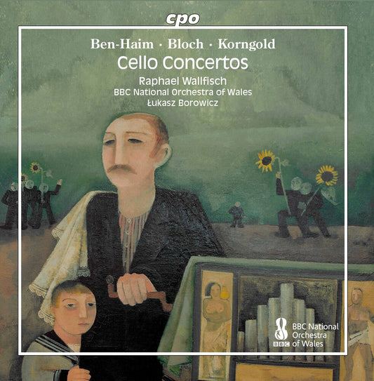 the album cover for Bloch / Wallfisch / Borowicz - Cello Concertos