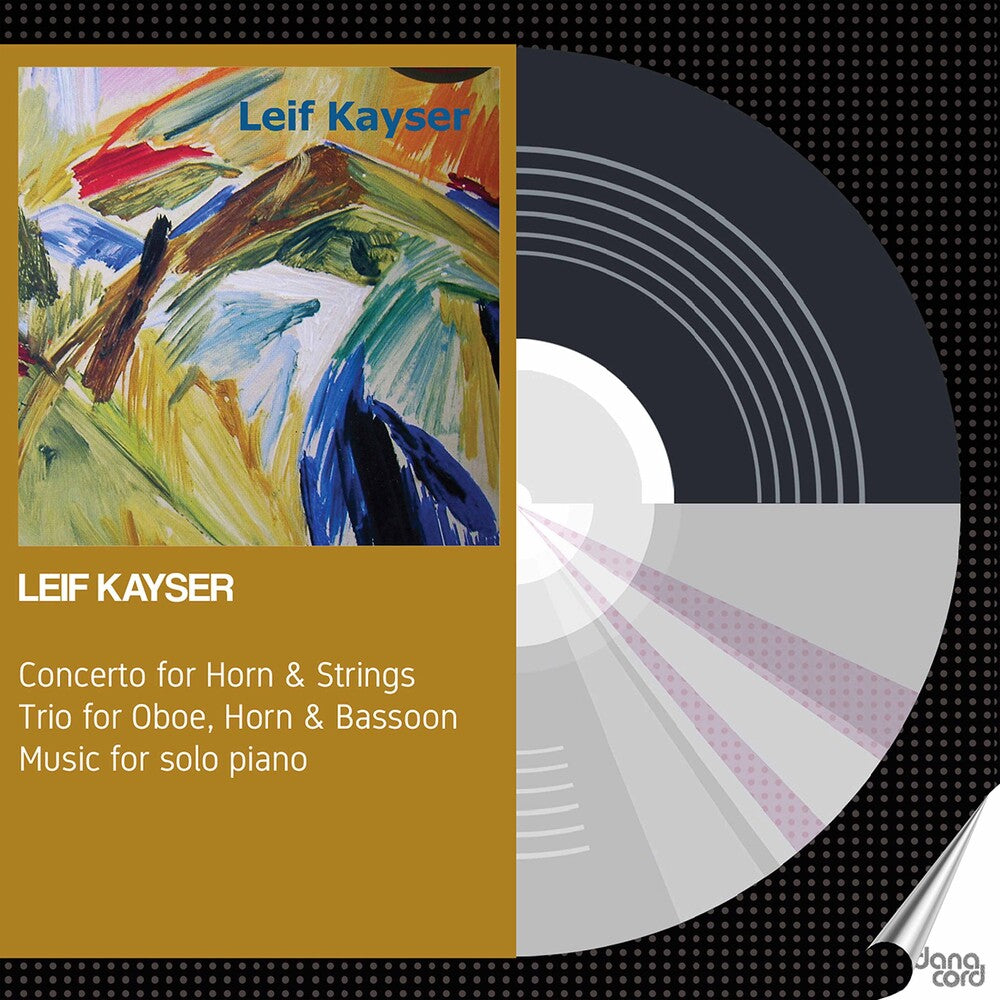 the album cover for Kayser - Concerto for Horn & Strings