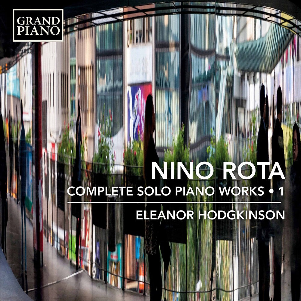 the album cover for Rota / Hodgkinson - Solo Piano Works 1