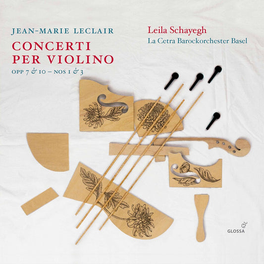 the album cover for Leclair / Schayegh - Concerti Per Violino