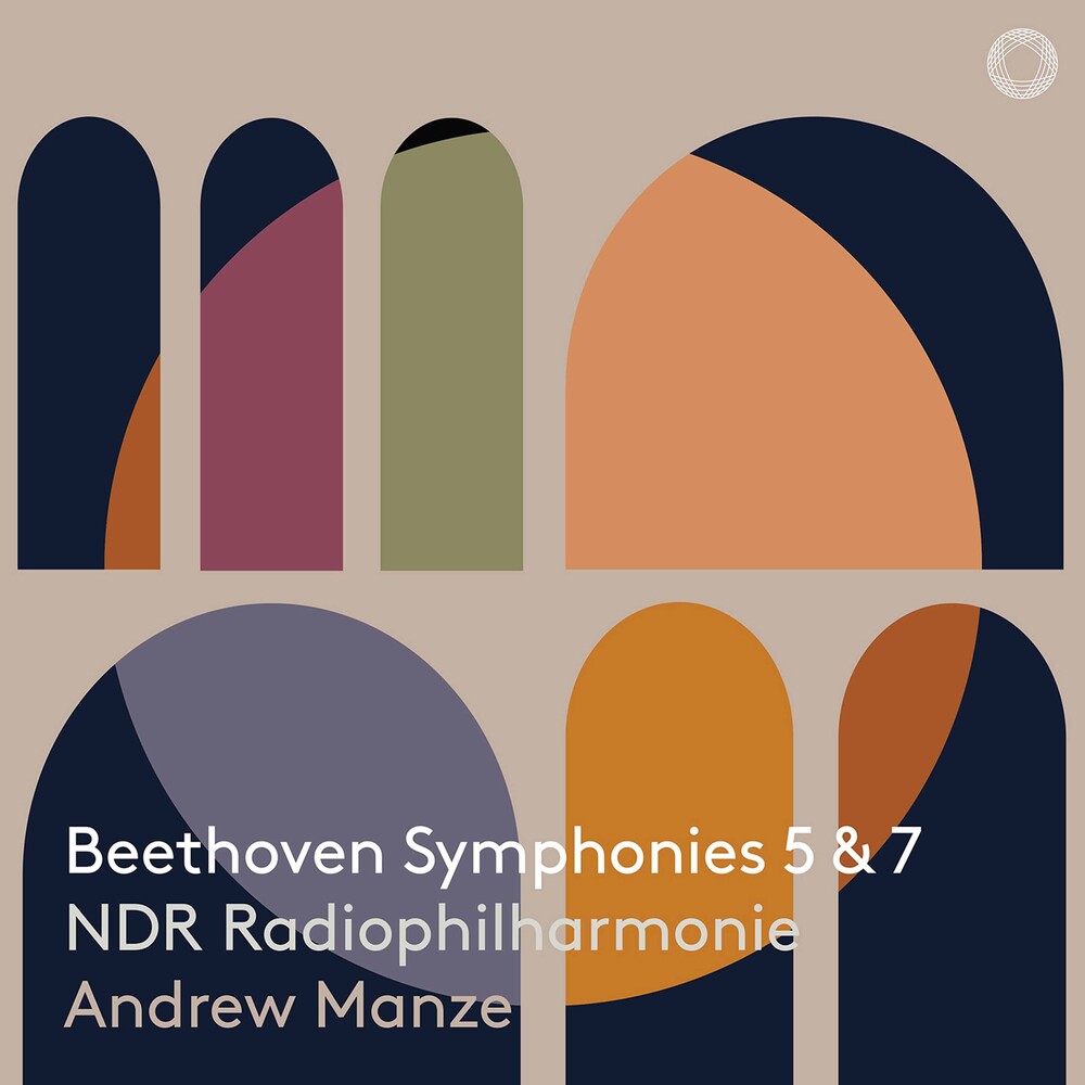 the album cover for Beethoven / Manze / Ndr Radiophilharmonie - Symphonies 5 & 7