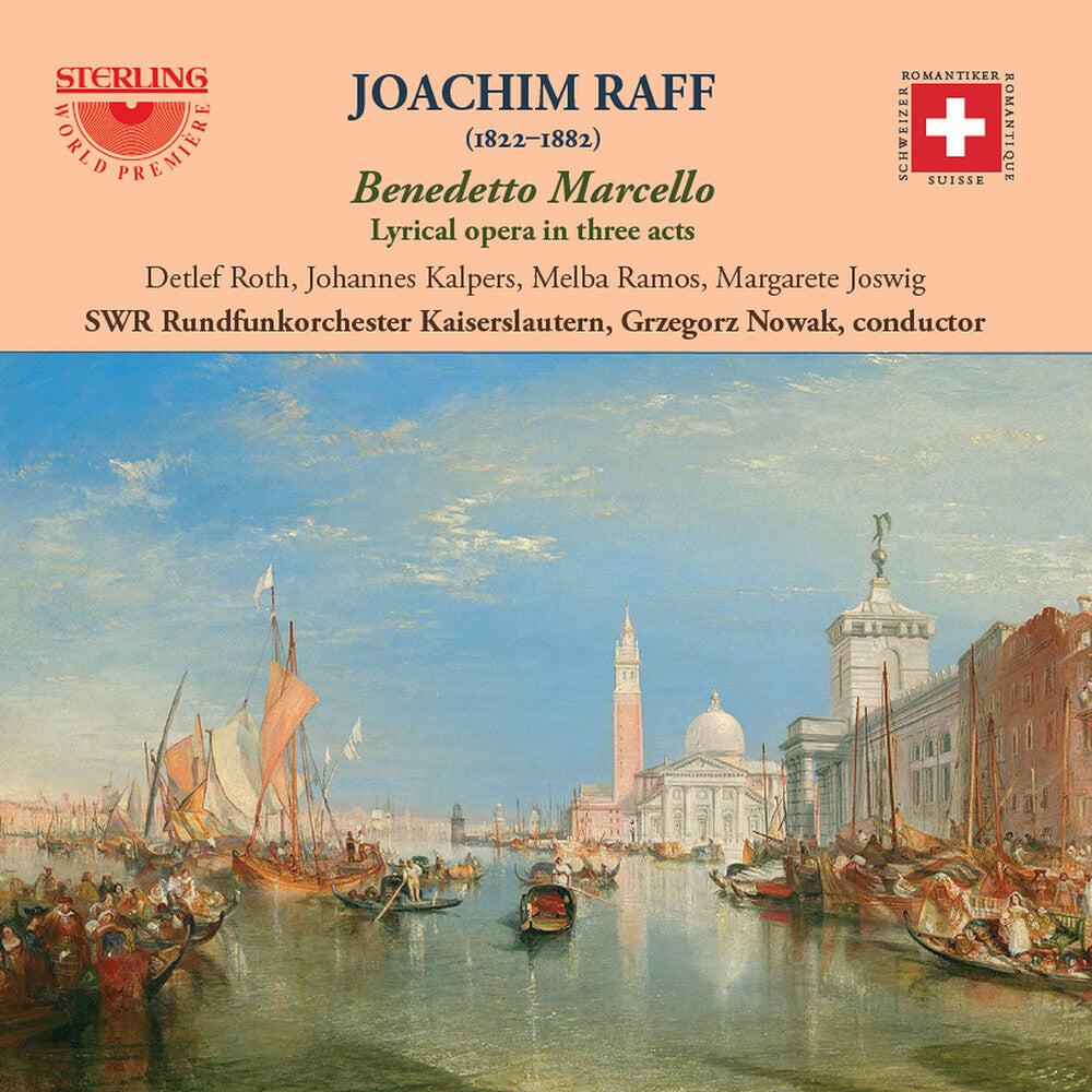 the album cover for Raff - Benedetto Marcello