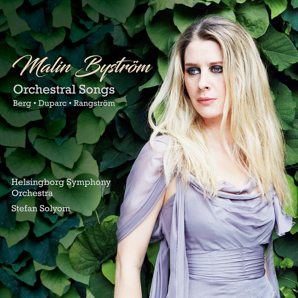 the album cover for Berg / Bystrom / Solyom - Orchestral Songs