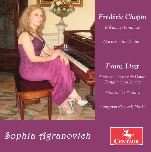the album cover for Sophia Agranovich - Sophia Agranovich Plays Chopin & Liszt
