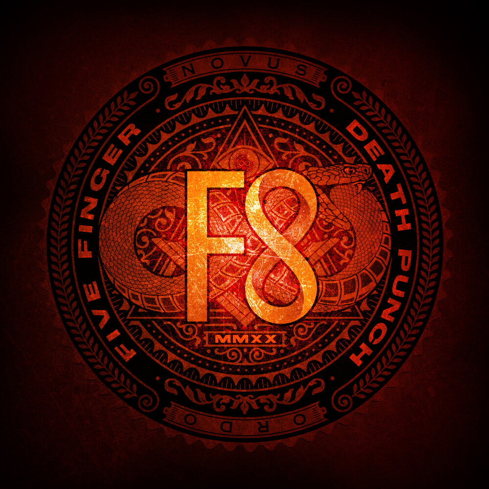 the album cover for Five Finger Death Punch - F8 [Clean]