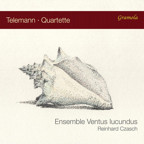 the album cover for Telemann / Ensemble Ventus Iucundus - Telemann Quartets