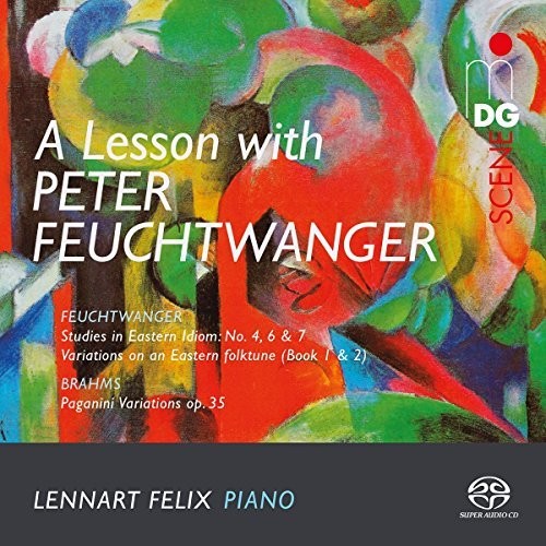 the album cover for Brahms / Felix - Lesson with Peter Feuchtwanger