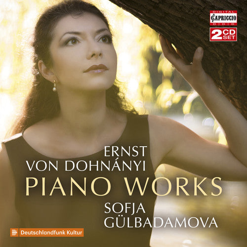 the album cover for Dohnanyi / Gulbadamova - Solo Piano Works