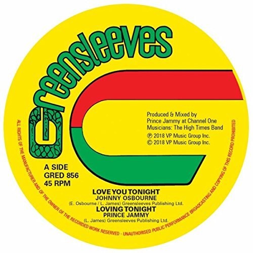 the album cover for Johnny Osbourne - Love You Tonight