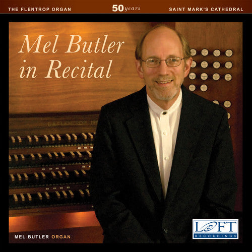 the album cover for Butler - Mel Butler in Recital