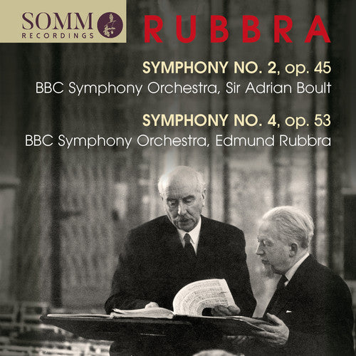 the album cover for Rubbra / Boult - Symphonies 2 & 4