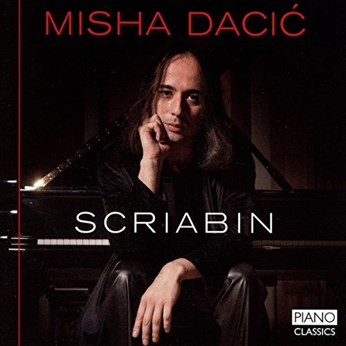 the album cover for Scriabin - Misha Dasic