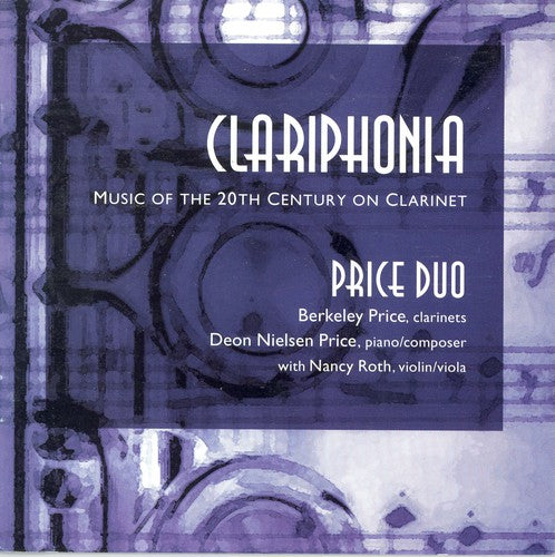 the album cover for CLARIPHONIA-MUSIC FOR THE 20TH - Clariphonia: Music of 20th Ctry on Clarinet / Various
