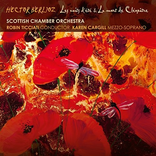 the album cover for Berlioz / Cargill - Les Nuits D'ete / la Mort de Cleopatre