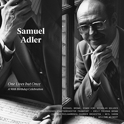 the album cover for Adler / Brown - One Lives But Once