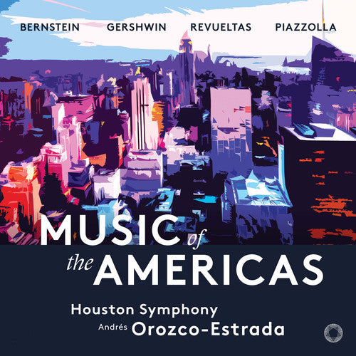the album cover for Bernstein / Gershwin - Music of the Americas