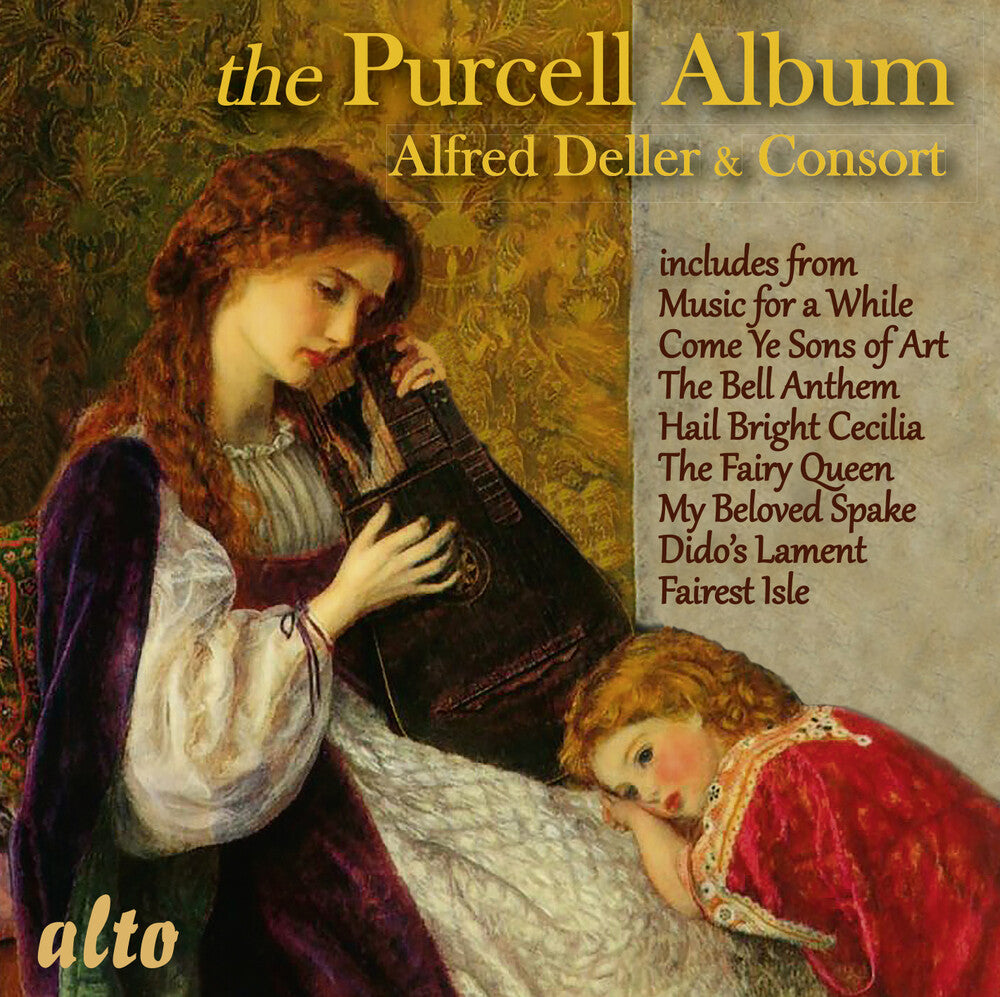the album cover for Alfred Deller - The Purcell Album