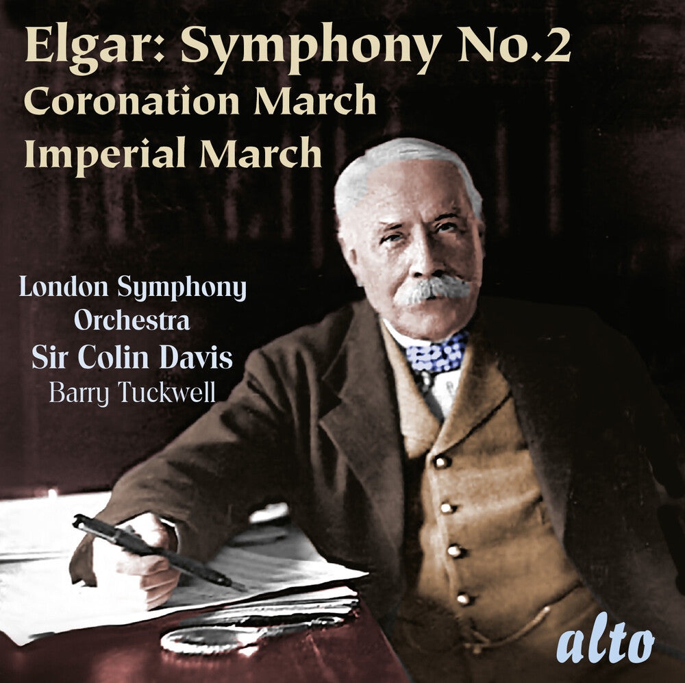 the album cover for London Symphony Orchestra / Sir Colin Davis - Elgar: Symphony No. 2 & Marches