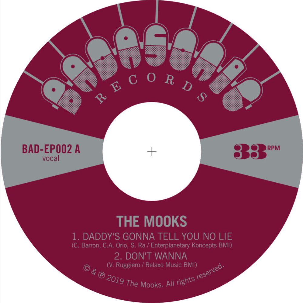 the album cover for Mooks - The Mooks EP