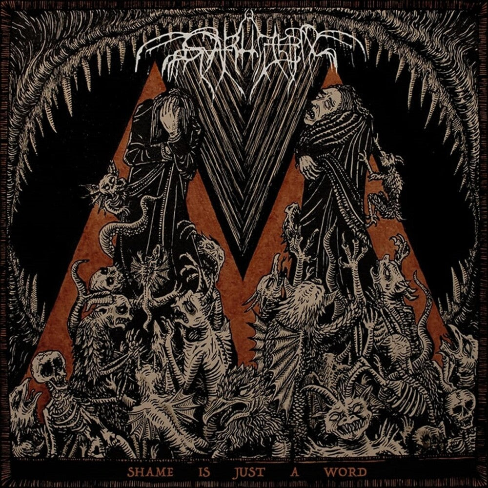 the album cover for Svarttjern - Shame Is Just A Word