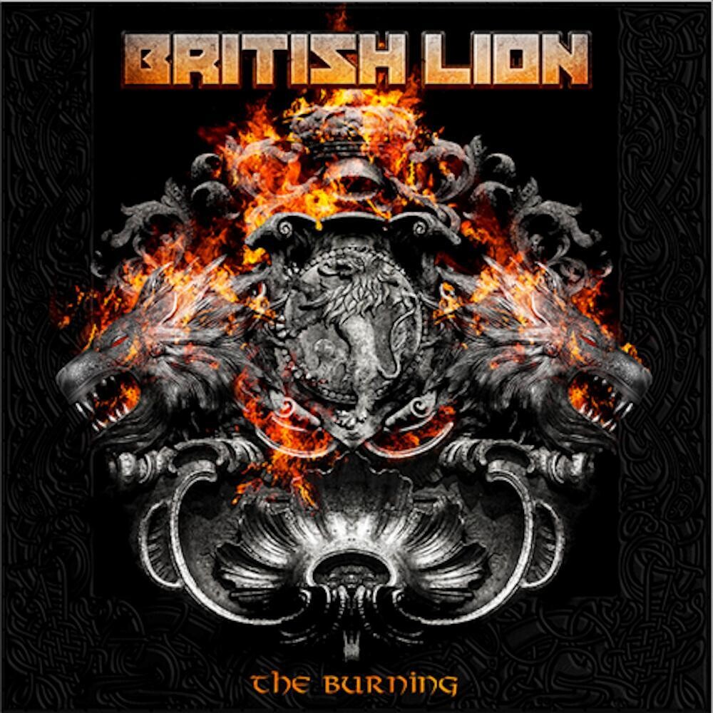 the album cover for British Lion - The Burning [Limited Edition 2LP]