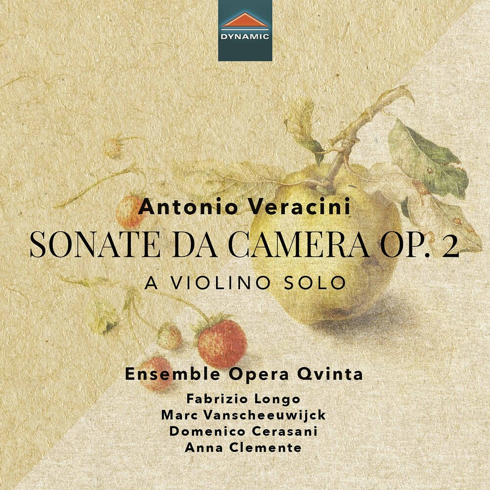 the album cover for Veracini / Ensemble Opera Qvinta - Sonate Da Camera a Violino Solo