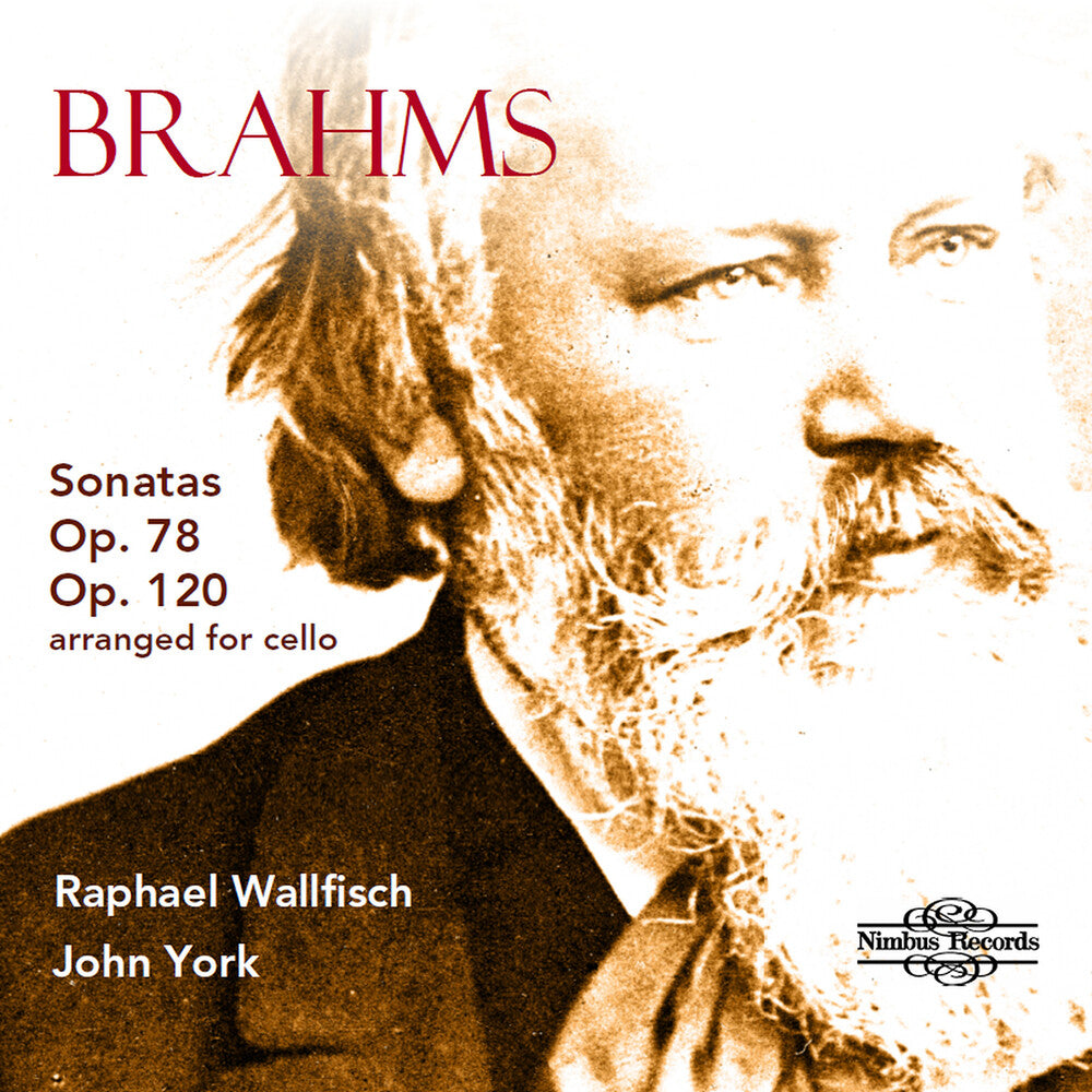 the album cover for Brahms / Wallfisch / York - Sonatas 78 & 120