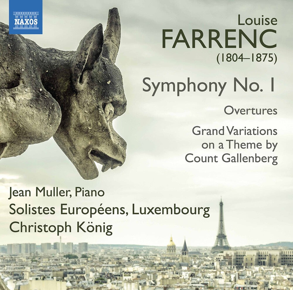 the album cover for Farrenc / Konig / Muller - Symphony 1