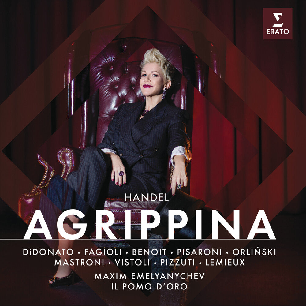 the album cover for Joyce Didonato / Il Pomo Doro - Handel: Agrippina