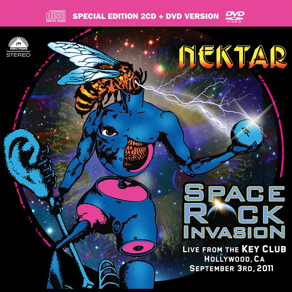 the album cover for Nektar - Space Rock Invasion [2CD/DVD]