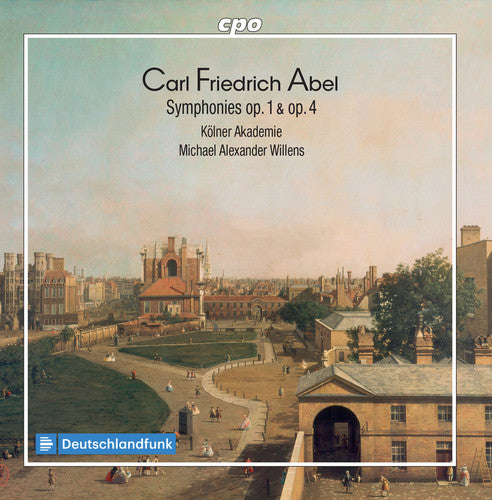 the album cover for Abel / Akademie - Symphonies 1 & 4