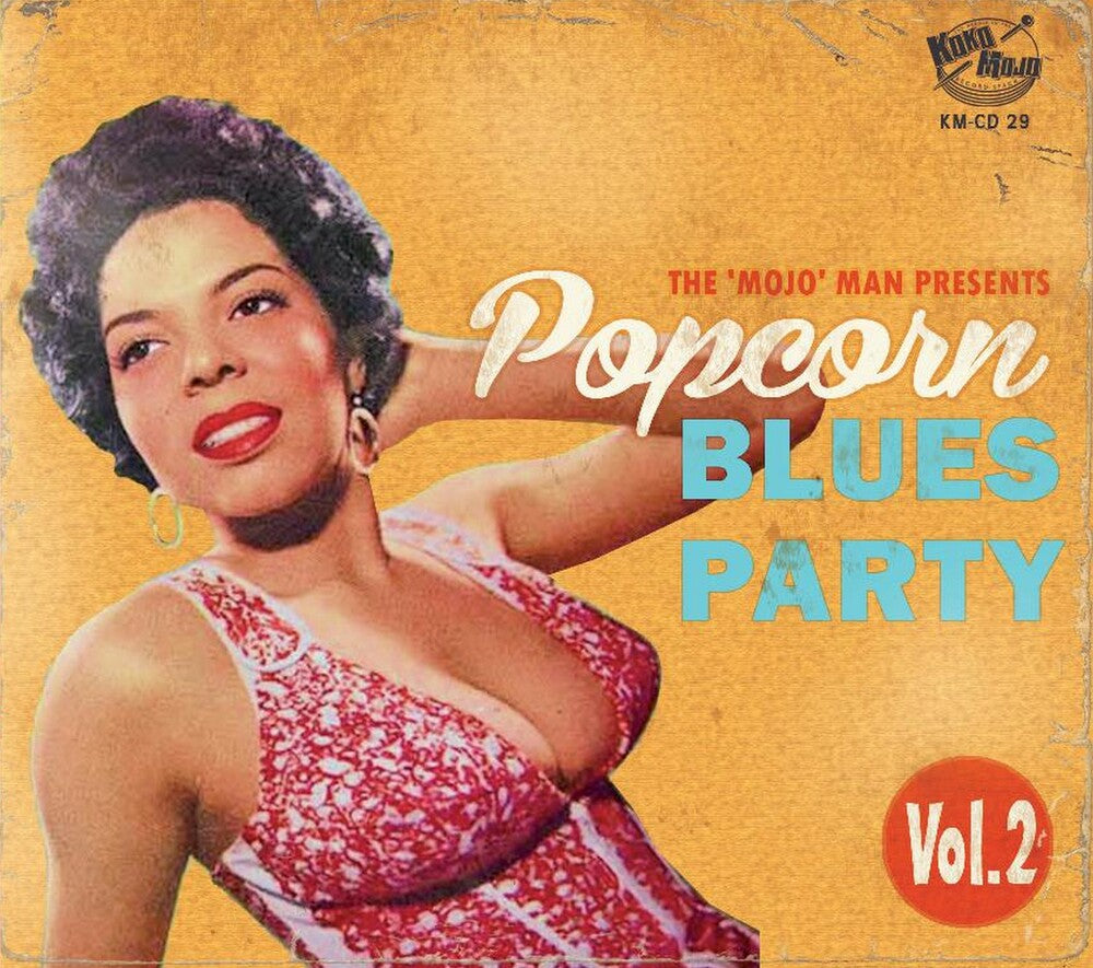 the album cover for Popcorn Blues Party 2 / Various - Popcorn Blues Party 2 (Various Artists)