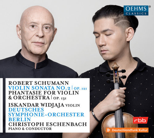 the album cover for Schumann - Violin Sonata 2